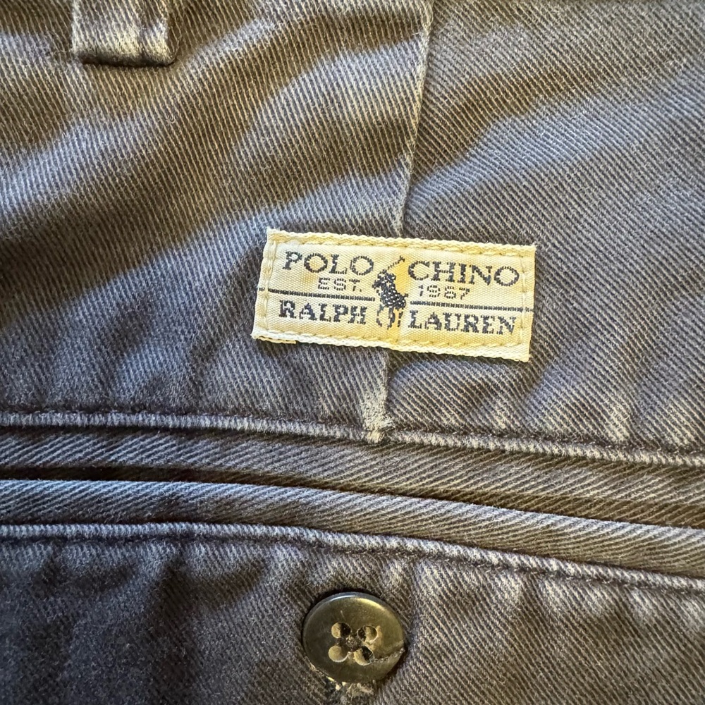 Polo by Ralph Lauren Navy Blue “Andrew” Chinos 35/30 - Picture 2 of 14